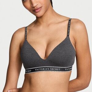 🆕 Victoria’s Secret The T-Shirt Lightly Lined Wireless Cotton Bra 34D